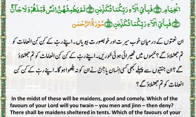 Surah Ar-Rahman – Ayah 70-75
