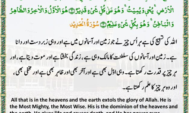Surah Al-Hadid – Ayah 1-3