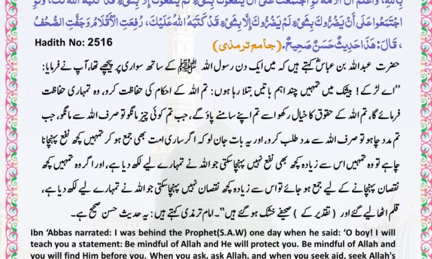 Jamia Tirmizi – 2516
