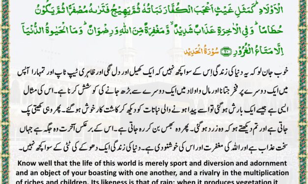 Surah Al-Hadid – Ayah 20