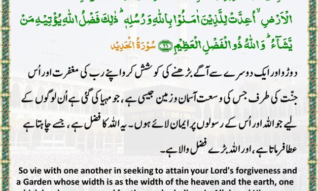 Surah Al-Hadid – Ayah 21