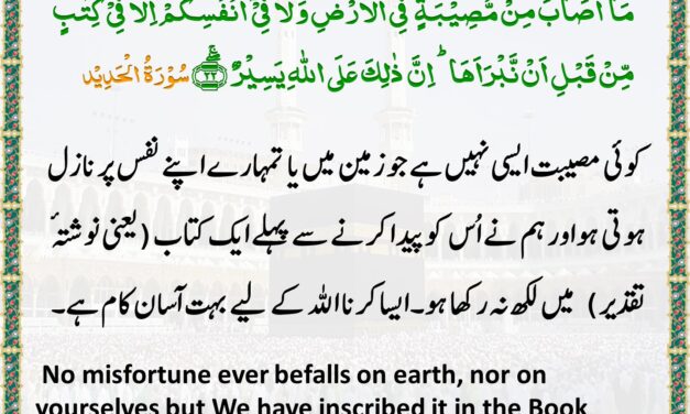 Surah Al-Hadid – Ayah 22