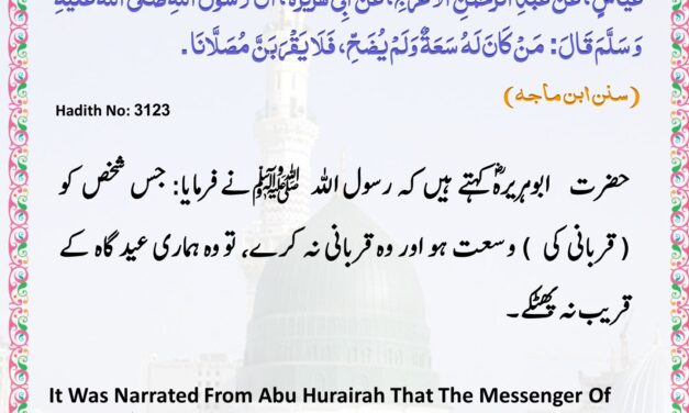 Sunan Ibn Majah – 3123