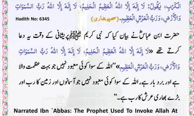 Sahih Bukhari – 6345