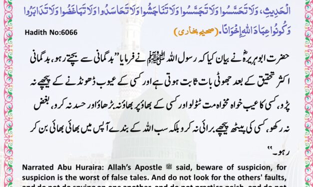Sahih Bukhari – 6066