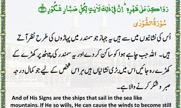 Surah Ash-Shuraa – Ayah 32-33