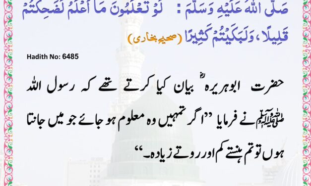 Sahih Bukhari – 6485