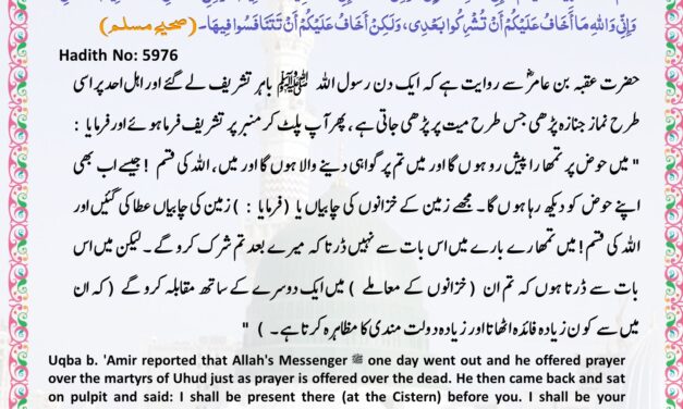 Sahih Muslim – 5976