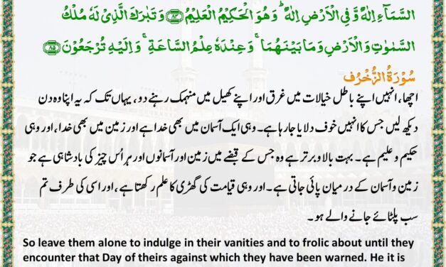 Surah Az-Zukhruf – Ayah 83-85