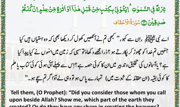 Surah Al-Ahqaf – Ayah – 4