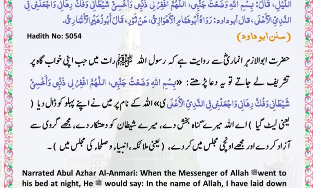 Sunan Abu Dawood – 5054