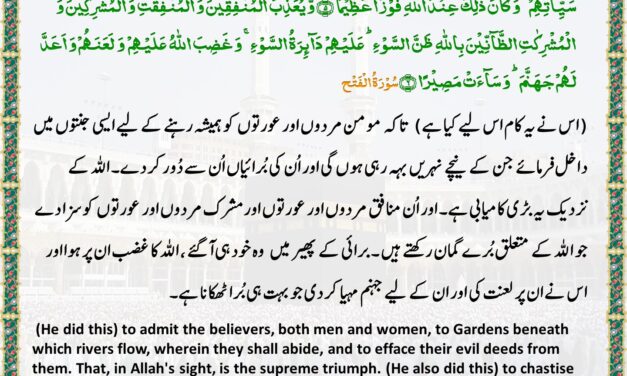 Surah Al-Fath – Ayah 5-6