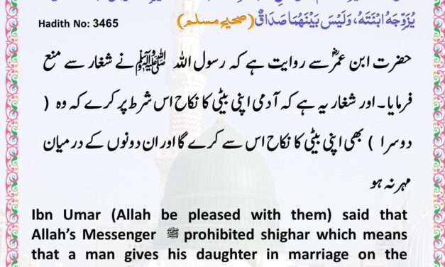 Sahih Muslim – 3465