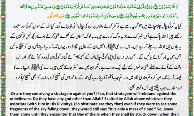 Surah At-Tur – Ayah 42-49
