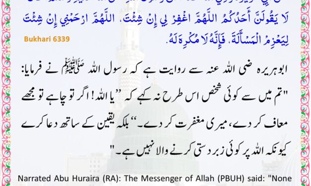 Sahih Bukhari – 6339