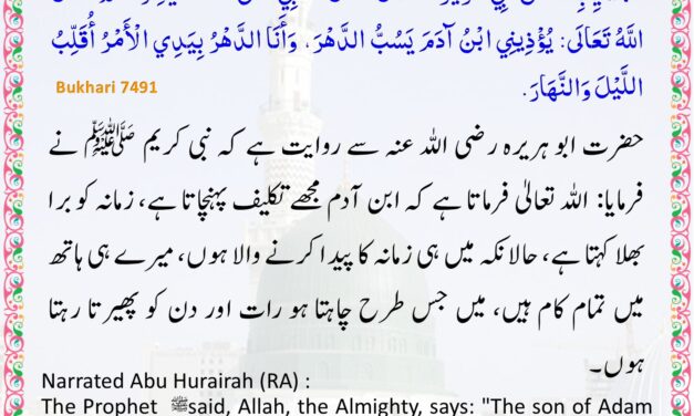 Sahih Bukhari – 7491