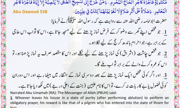 Sunan Abu Dawood – 558