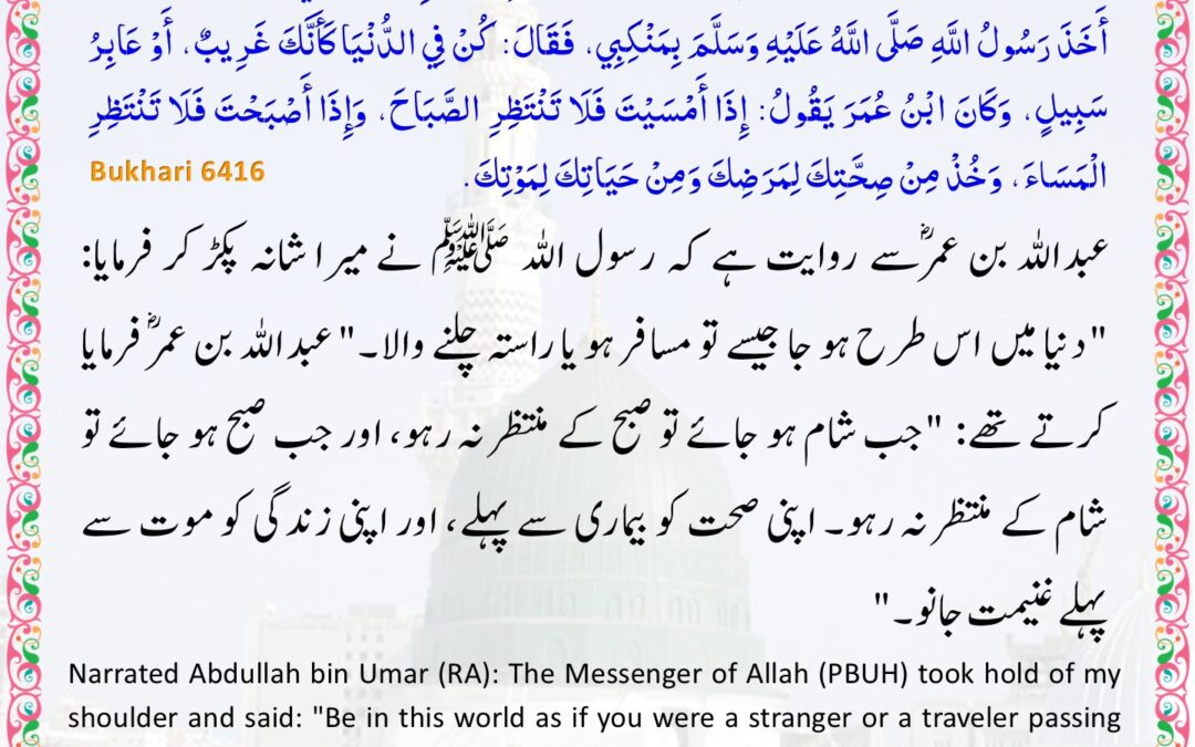 Sahih Bukhari – 6416