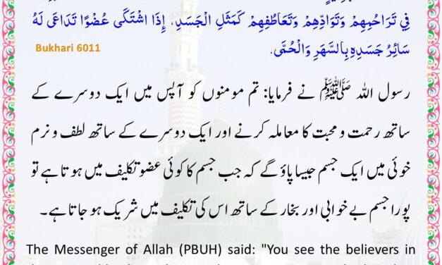 Sahih Bukhari – 6011