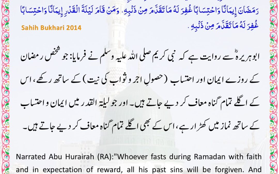 Sahih Bukhari – 2014