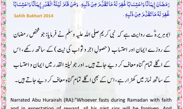 Sahih Bukhari – 2014