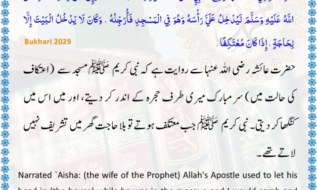 Sahih Bukhari – 2029