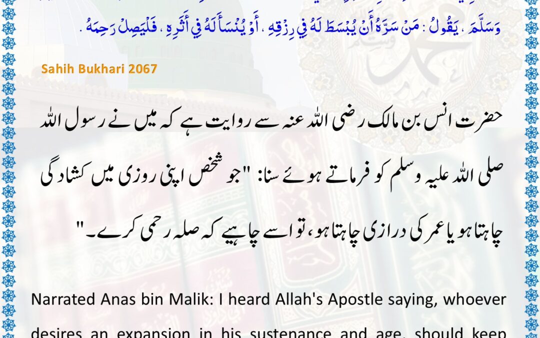 Sahih Bukhari – 2067