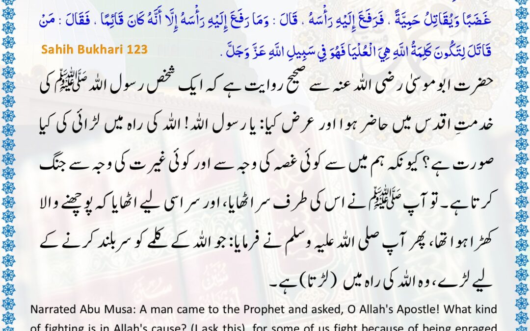 Sahih Bukhari – 123