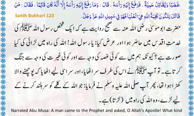 Sahih Bukhari – 123