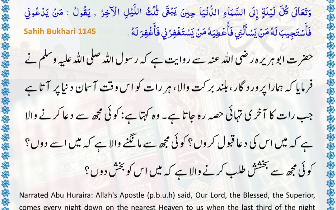 Sahih Bukhari – 1145