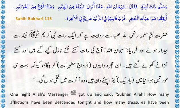 Sahih Bukhari – 115