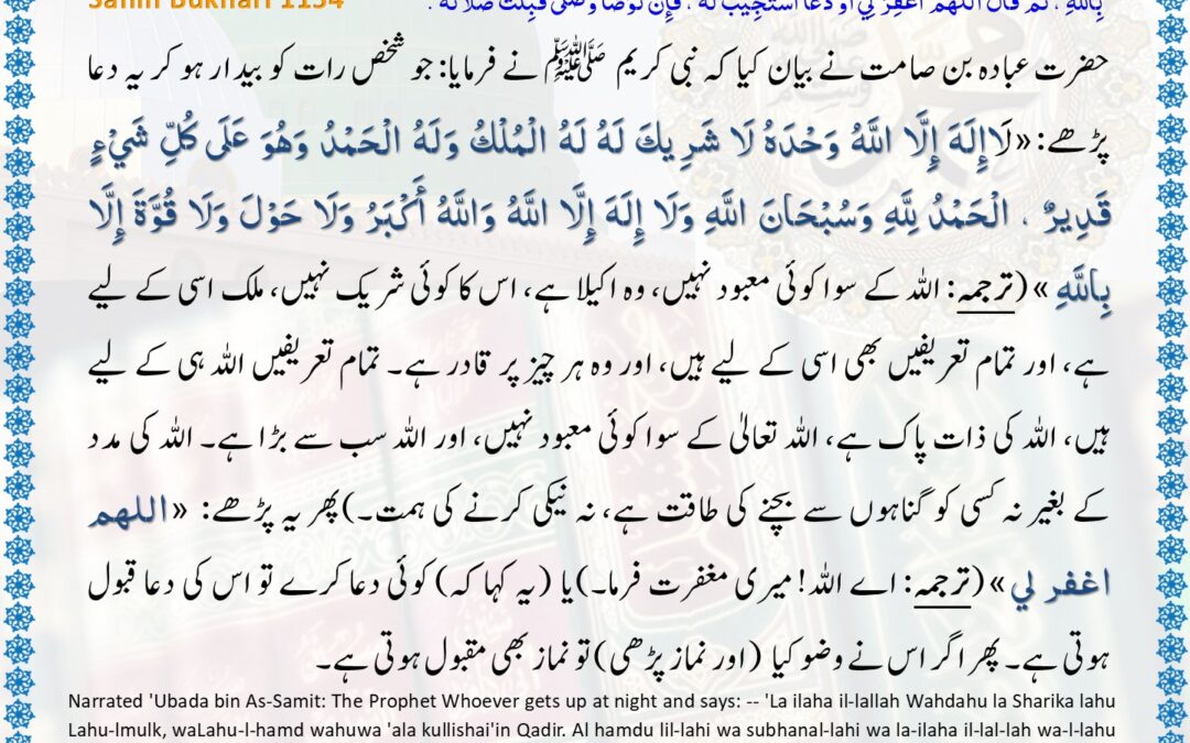 Sahih Bukhari – 1154