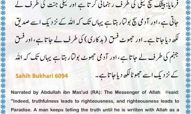 Sahih Bukhari – 6094