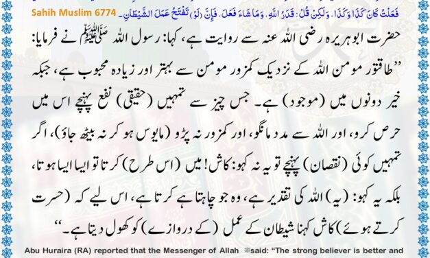 Sahih Muslim – 6774