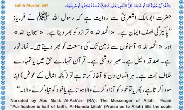 Sahih Muslim – 534