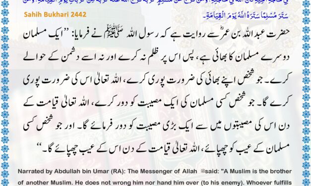 Sahih Bukhari – 2442