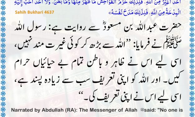 Sahih Bukhari – 4637