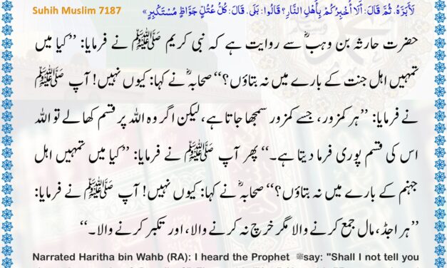 Sahih Muslim – 7187