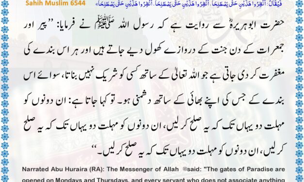Sahih Muslim – 6544