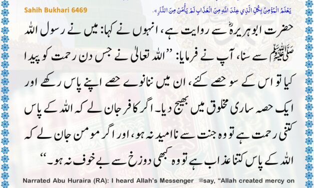Sahih Bukhari – 6469