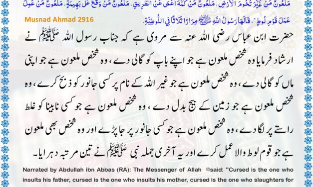 Musnad Ahmad – 2916