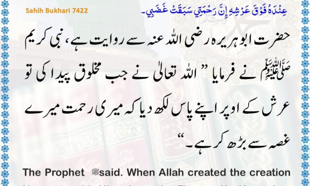 Sahih Bukhari – 7422