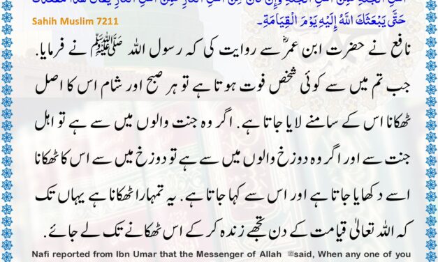 Sahih Muslim – 7211
