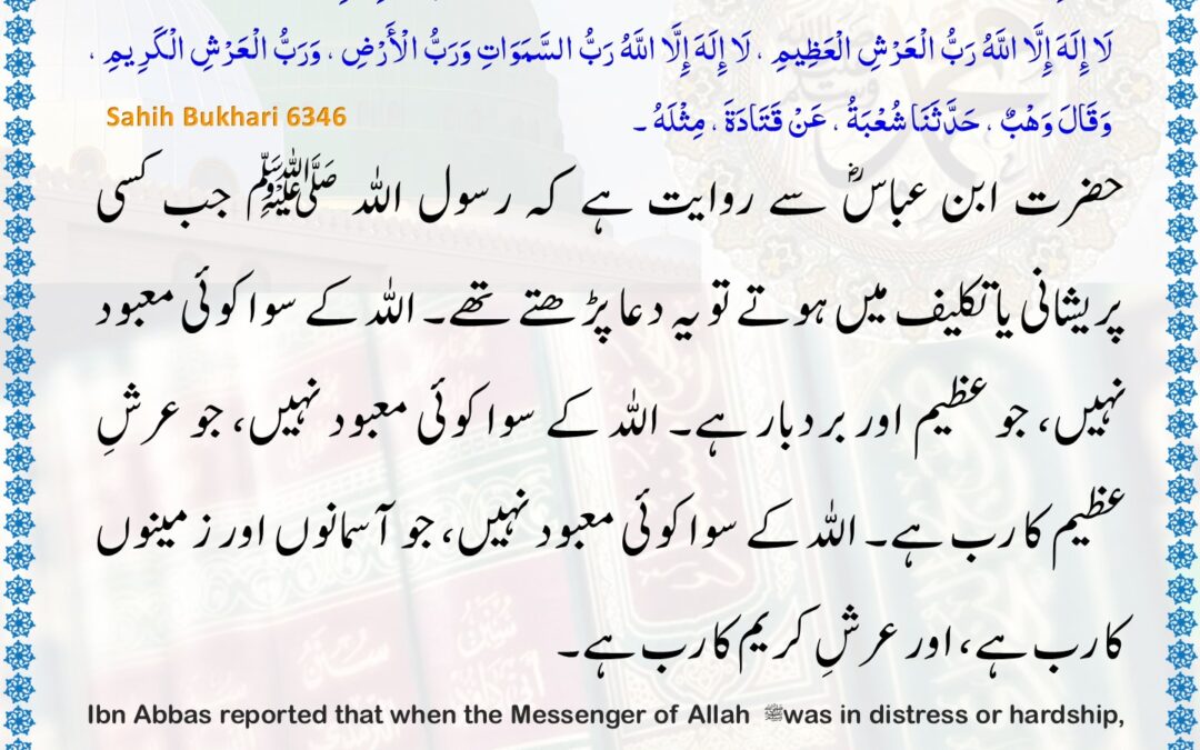 Sahih Bukhari – 6346