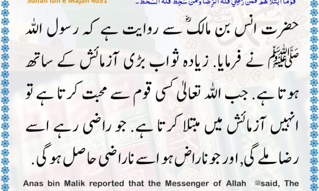 Sunan Ibn Majah – 4031