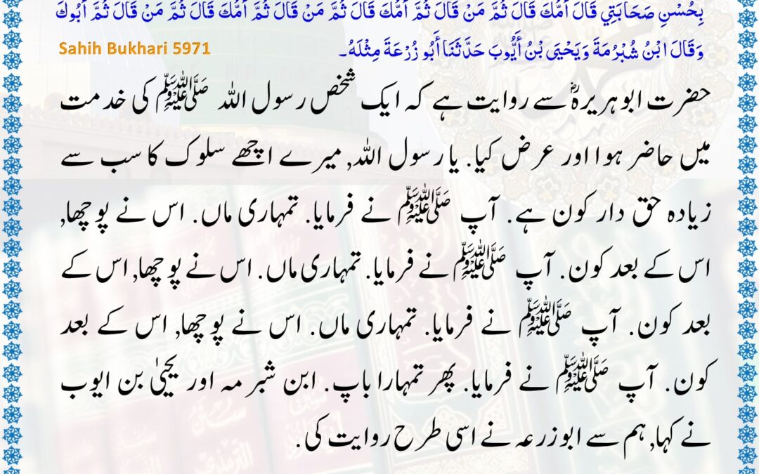 Sahih Bukhari – 5971