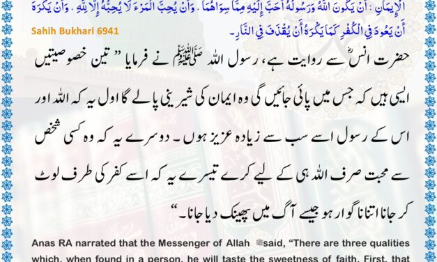 Sahih Bukhari – 6941