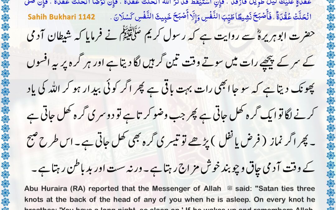 Sahih Bukhari – 1142