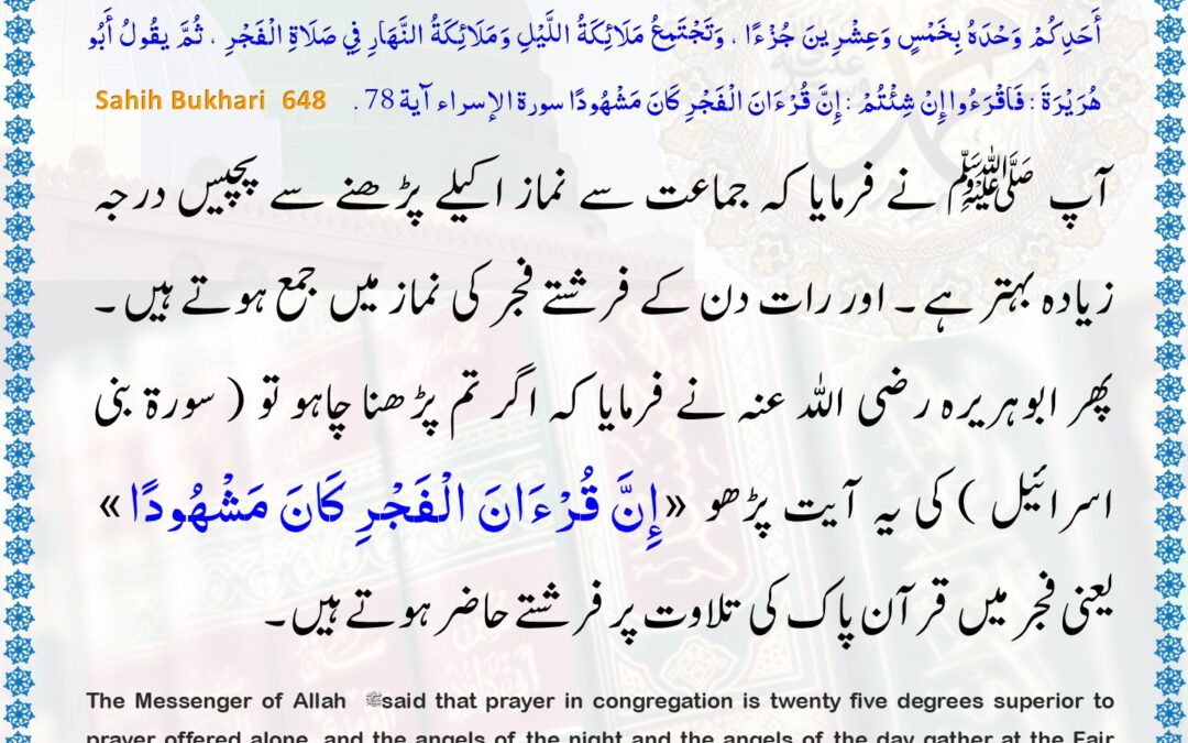 Sahih Bukhari – 648