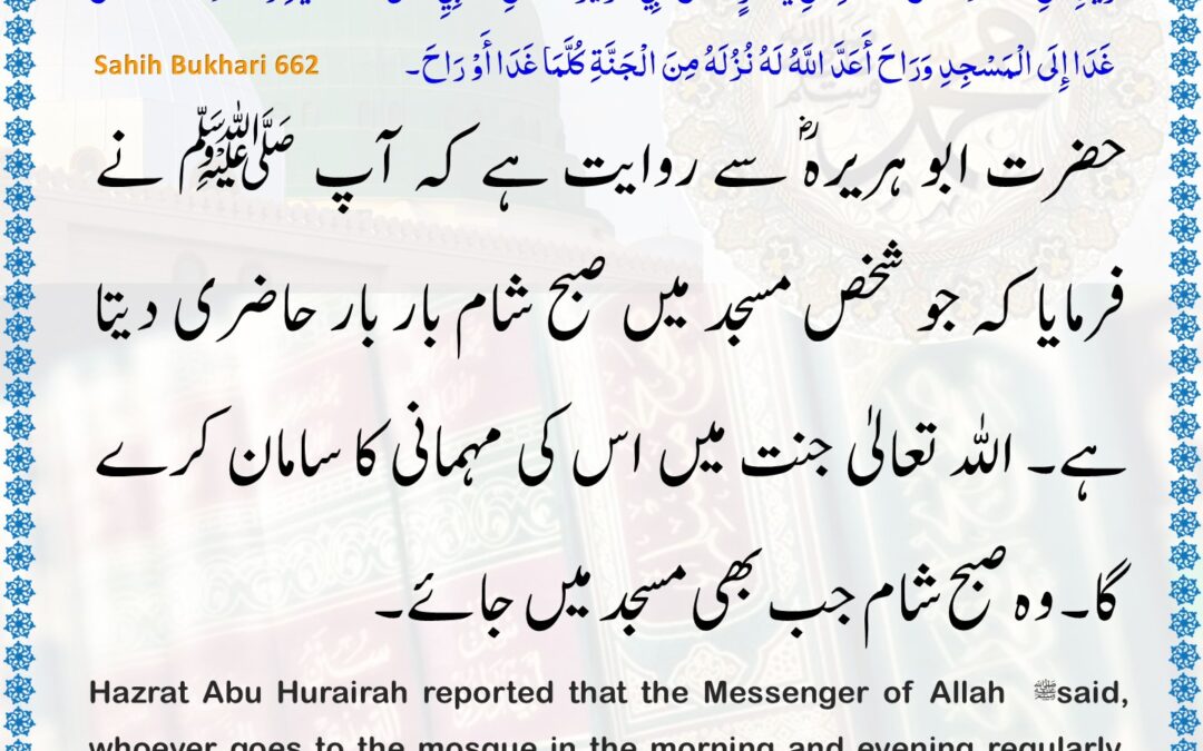 Sahih Bukhari – 662